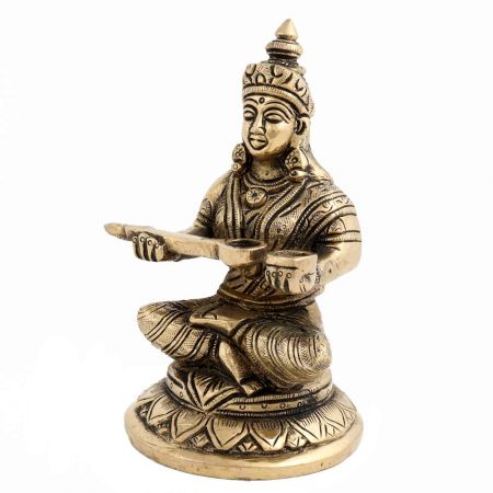 Annapoorna Devi Antique Bronze Idol