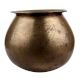 Handmade Brown Brass Handi Pot Old Cookware