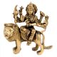 Goddess Durga Finely-sculpted In Metal