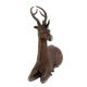 Brass Indian Deer Idol