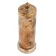 Handmade Brown Brass Salt And Pepper Shaker In Cylindrical Shape