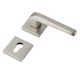 Handmade Silver Polish Brass Mortise Door Lock Handle Set