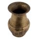 Handmade Antique Brass Vase Hammered Base