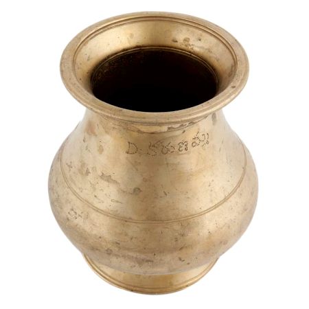 Handmade Golden Brass Drinking Pot