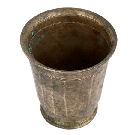 High-end Vintage Holy Water Pot Glass Shape South Indian Art decor