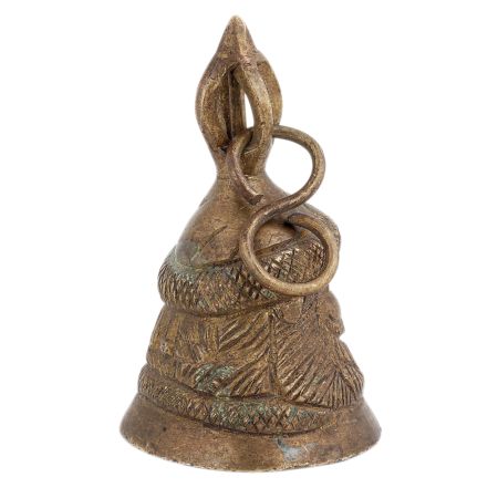 Small Bell Hanging With Santa Claus Face