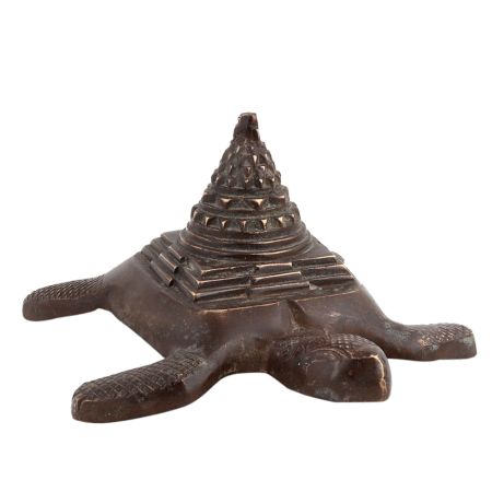 Yantra With Fine Work On Turtle For Home Decor