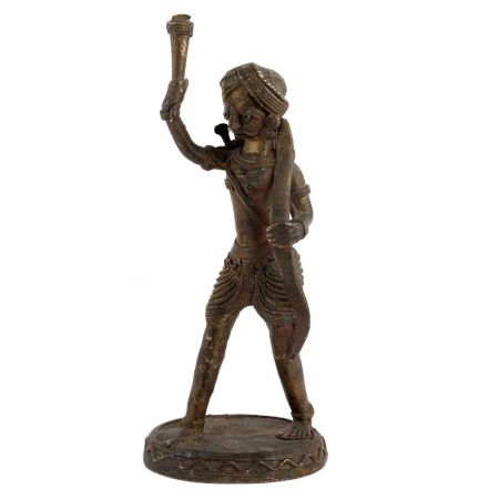 A Tribal Male Figure Standing For Office Gifting