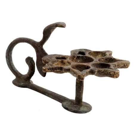 Brass Vintage Used A Small Arti Lamp With Handle