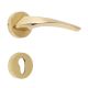 Handmade Gold Finish Elegant Mortise Door Lock Handle Set