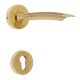 Handmade Golden Brass Modern Style Mortise Handle Set