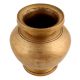 Handmade Rust Finish Brass Spherical Water Pot