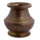Handmade Brass Vintage Holy Water Pot Plain For Pooja Room