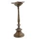 Brass Small Vintage Used Oil Lampstand With 5 Jyoti