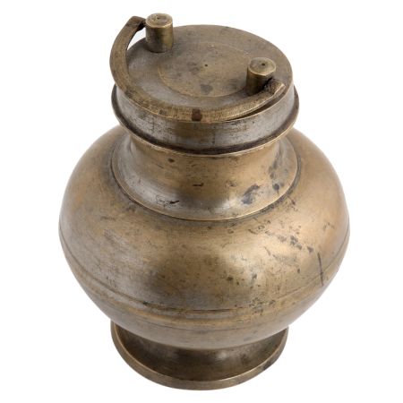 Holy Water Pot With Handle & Lid