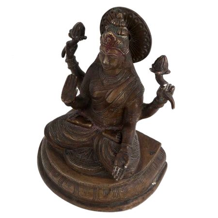 Sitting Goddess Laxmi Figure For Gifting Purpose