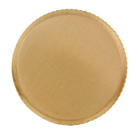 Hand Made Satin Brass Traditional Round Shaped Knob