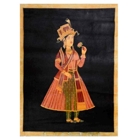 Handmade Painting Of Mughal Princess