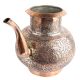 Vintage Copper Pot Sagar Carved Very Finally