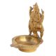 Oil Lamp With Ganesha Plate
