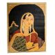 Canvas Mughal Painting Of Indian Queen Empress