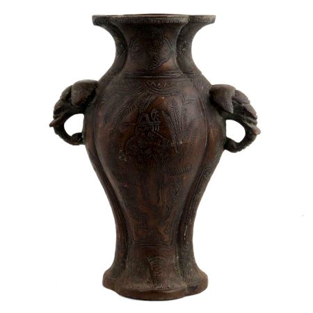 Pot With Lid Like Surai Carved Islamic Art