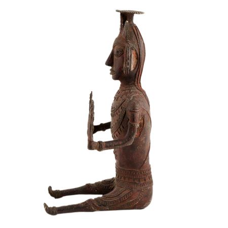 Fine Tribal Sitting Male Figure