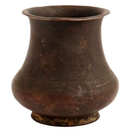 Handmade Brown Brass U Shape South indian Water Pot