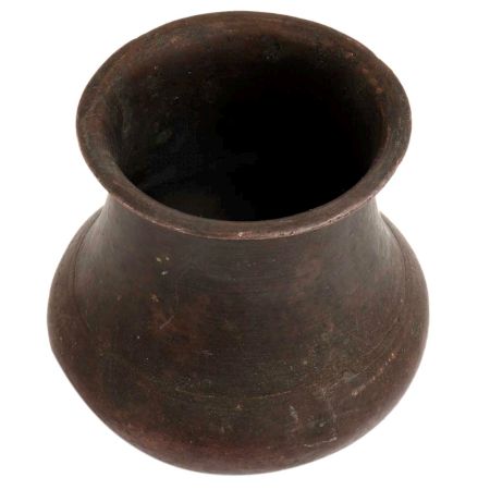 Handmade Brown Brass U Shape South indian Water Pot