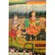 Handmade Canvas Painting of Durbar Scene Of Mughal Empire