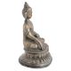 Handmade Antique Black Finish Brass Meditating Buddha Statue