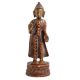 Handmade Copper Finish Brass Standing Buddha Statue
