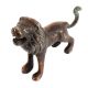 Handmade Brown Brass Lion Statue For Decoration
