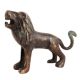Handmade Brown Brass Lion Statue For Decoration