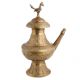 Handmade Antique Brass Indo Persian Tea pot With Bird On lid