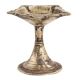Handmade Golden Brown Brass Five Face Diya Oil Lamp Or Diya