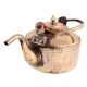 Handmade Brown Copper Kettle Tea Pot With Hammered Design