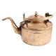 Handmade Brown Copper Kettle Tea Pot With Hammered Design