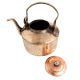 Handmade Brown Copper Kettle Tea Pot With Hammered Design