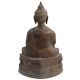 Handmade Brown Brass Buddha Statue In Bhumisparsha Mudra
