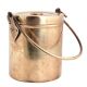 Handmade Brown Brass Milk Pot Doodh Wala Bartan With Handle