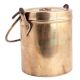 Handmade Brown Brass Milk Pot Doodh Wala Bartan With Handle