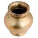 Handmade Golden Brass Water Pot Or Ghada For Ceremonies
