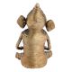 Hand crafted  Brass Ganesha With Dhol Dhokra Art