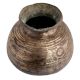 Handmade Black Brass Jal Lota Or Pot Carved With God Images