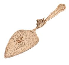 Handmade Brown Copper Spoon Carved Floral Design And Animal Face