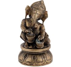 Holy God Ganesha Statue With Drums