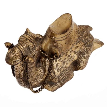 Handmade Brown  Sitting Camel Statue