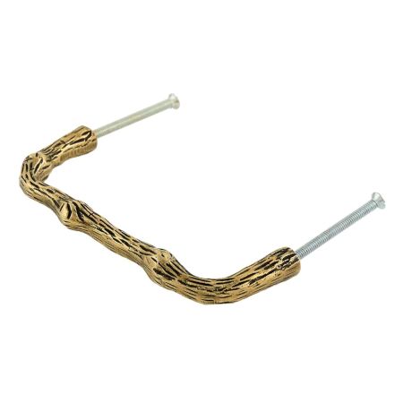 Handmade Golden Brass Tree Branch Twig Pull Door Handle