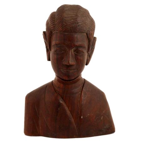 Male Scholar Statue In Fine Wood